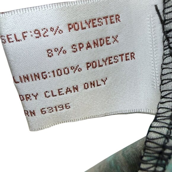 Suzi Chin For Maggie Boutique Stretch Dress Size 8 Dolman 3/4 Sleeve - Picture 6 of 7